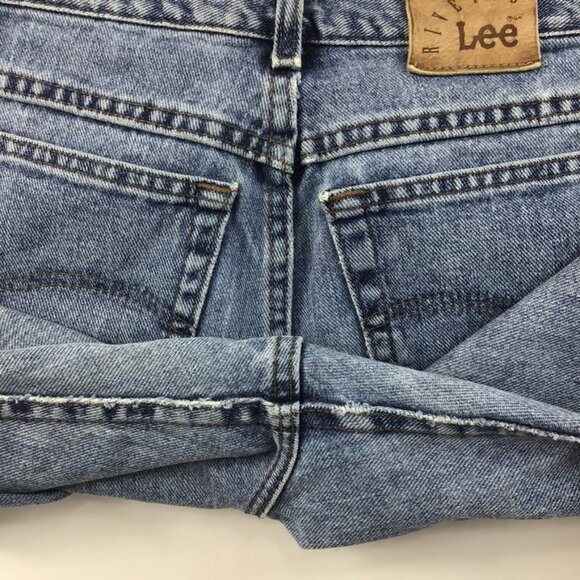 Vintage Lee jeans womens 10 USA 80s 90s structured denim high rise western rodeo - Picture 9 of 12